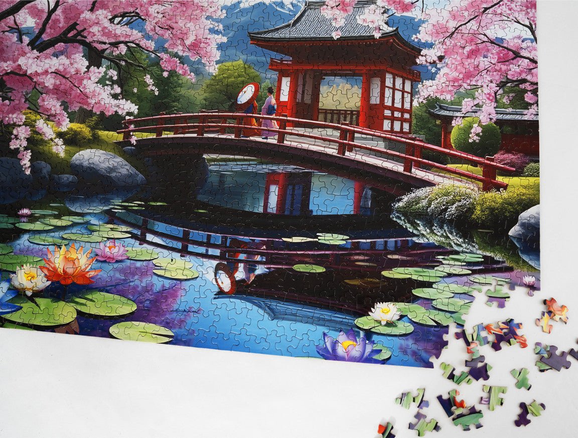 Haru in Japan 1000 Piece Jigsaw Puzzle | Springbok Puzzles - Springbok Puzzles - Jigsaw Puzzles - The Puzzle Center