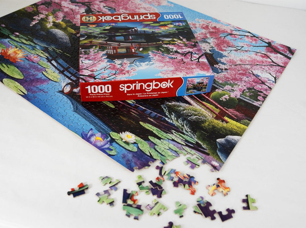 Haru in Japan 1000 Piece Jigsaw Puzzle | Springbok Puzzles - Springbok Puzzles - Jigsaw Puzzles - The Puzzle Center