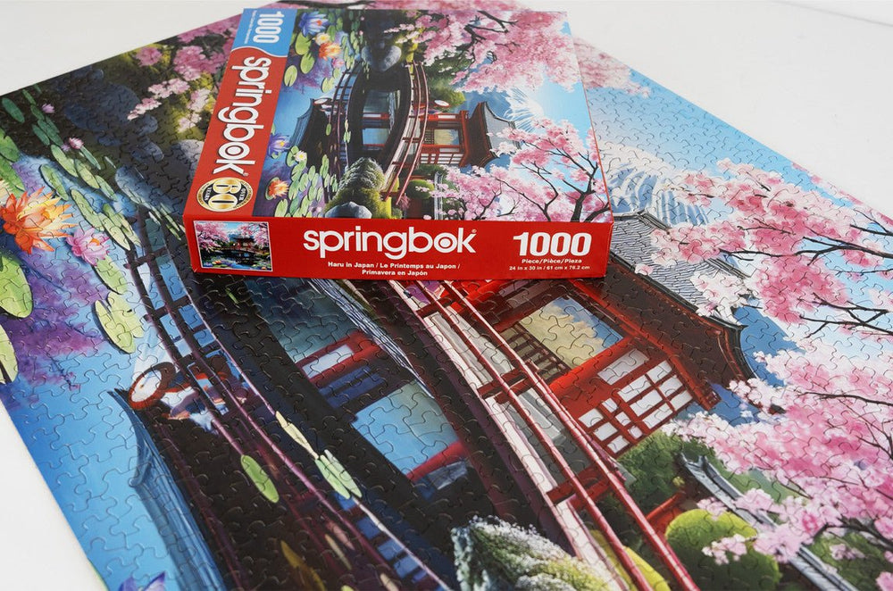 Haru in Japan 1000 Piece Jigsaw Puzzle | Springbok Puzzles - Springbok Puzzles - Jigsaw Puzzles - The Puzzle Center