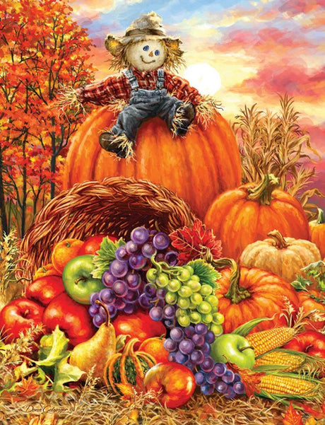 Harvest Cornucopia 500 Piece Jigsaw Puzzle by Springbok Puzzles - Springbok Puzzles - Jigsaw Puzzles - The Puzzle Center -