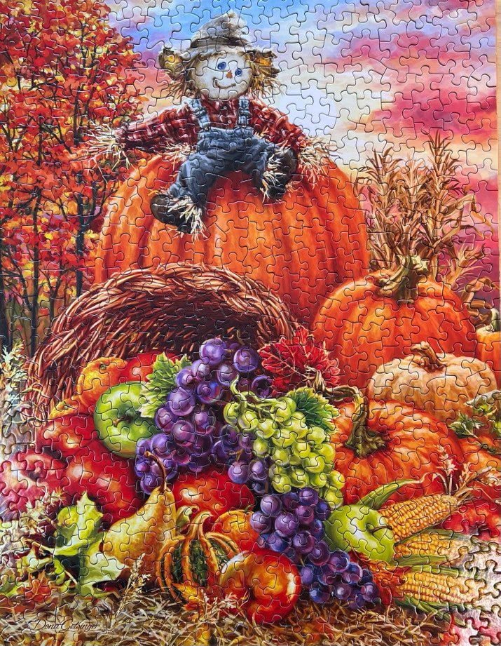 Harvest Cornucopia 500 Piece Jigsaw Puzzle by Springbok Puzzles - Springbok Puzzles - Jigsaw Puzzles - The Puzzle Center -