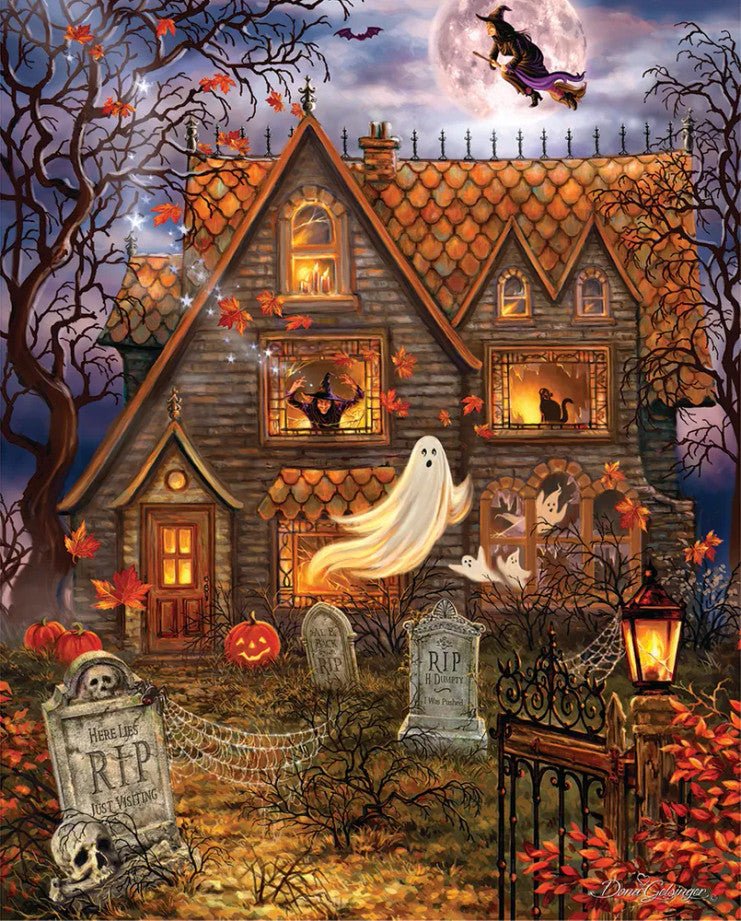 Haunted House 1000 Piece Jigsaw Puzzle by Springbok Puzzles - Springbok Puzzles - Jigsaw Puzzles - The Puzzle Center -