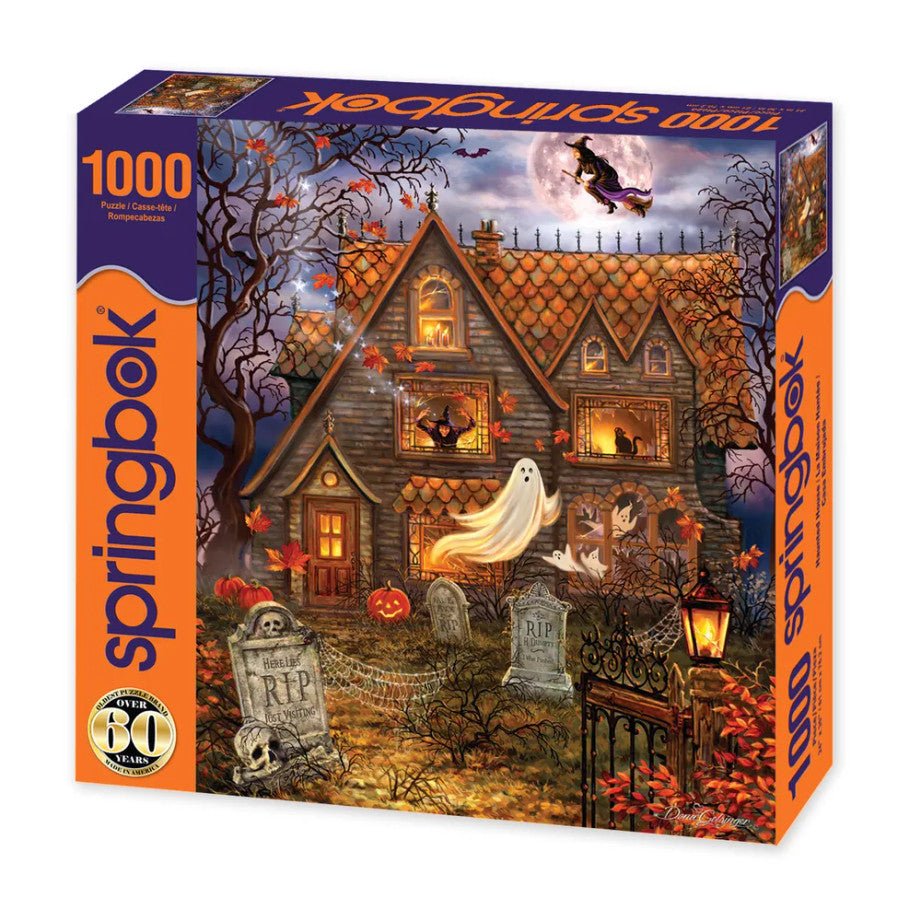 Haunted House 1000 Piece Jigsaw Puzzle by Springbok Puzzles - Springbok Puzzles - Jigsaw Puzzles - The Puzzle Center -