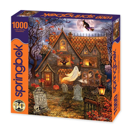 Haunted House 1000 Piece Jigsaw Puzzle by Springbok Puzzles - Springbok Puzzles - Jigsaw Puzzles - The Puzzle Center -