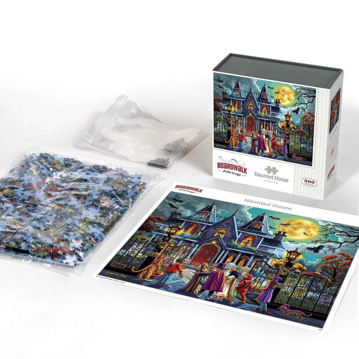 Haunted House 500 Piece Jigsaw Puzzle | Boardwalk Puzzles - Boardwalk - Jigsaw Puzzles - The Puzzle Center