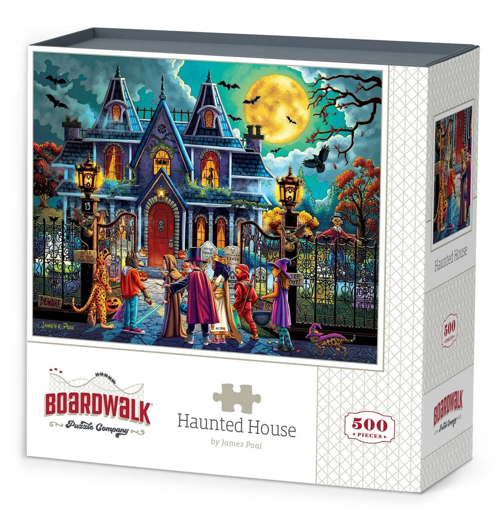 Haunted House 500 Piece Jigsaw Puzzle | Boardwalk Puzzles - Boardwalk - Jigsaw Puzzles - The Puzzle Center