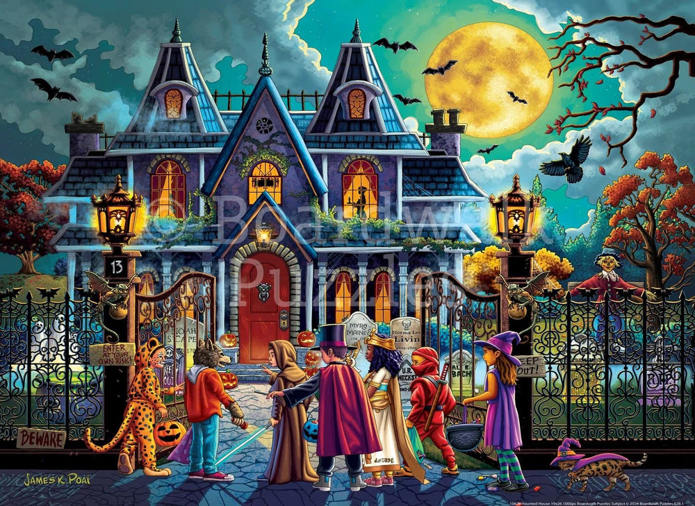 Haunted House 500 Piece Jigsaw Puzzle | Boardwalk Puzzles - Boardwalk - Jigsaw Puzzles - The Puzzle Center