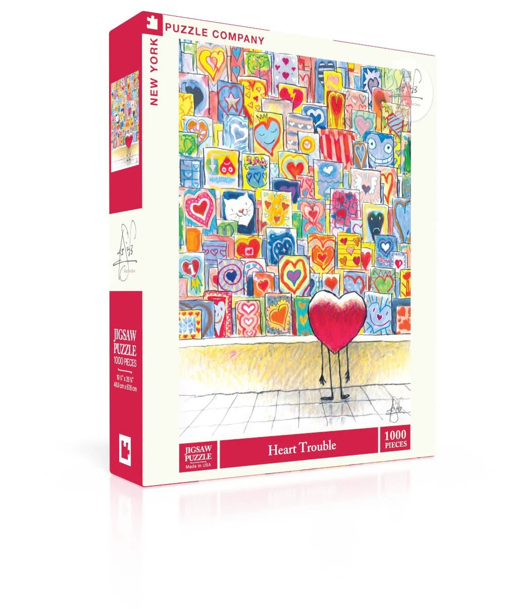 Heart Trouble 1000 Piece Jigsaw Puzzle | New York Puzzle Company - Jigsaw Puzzles - The Puzzle Center