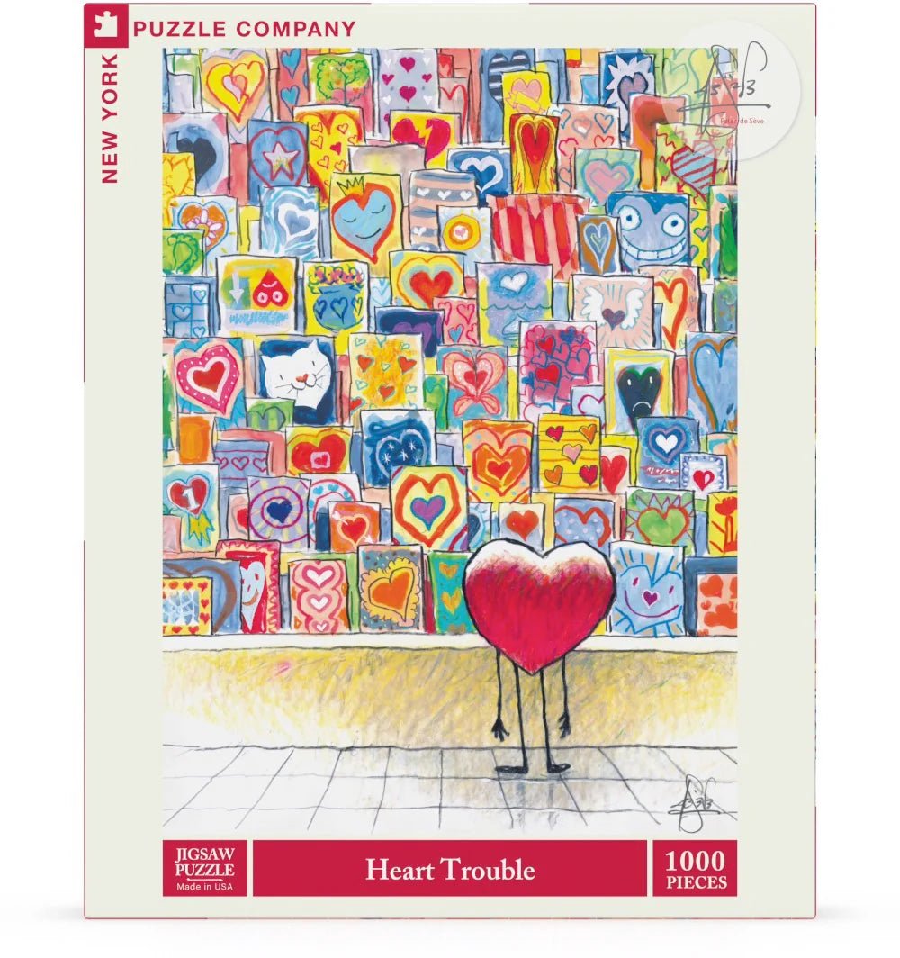 Heart Trouble 1000 Piece Jigsaw Puzzle | New York Puzzle Company - Jigsaw Puzzles - The Puzzle Center