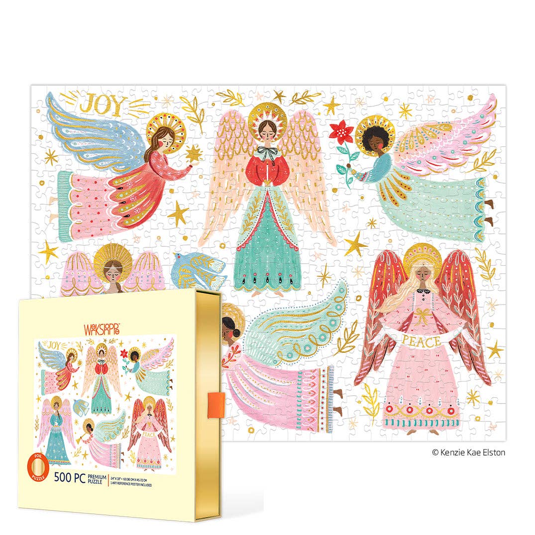 Heavenly Angels 500 Piece Jigsaw Puzzle | WerkShoppe - Jigsaw Puzzles - The Puzzle Center