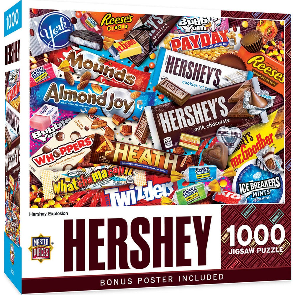 Hershey's Explosion 1000 Piece Puzzle | Masterpieces Puzzles - Masterpieces Puzzles - Jigsaw Puzzles - The Puzzle Center