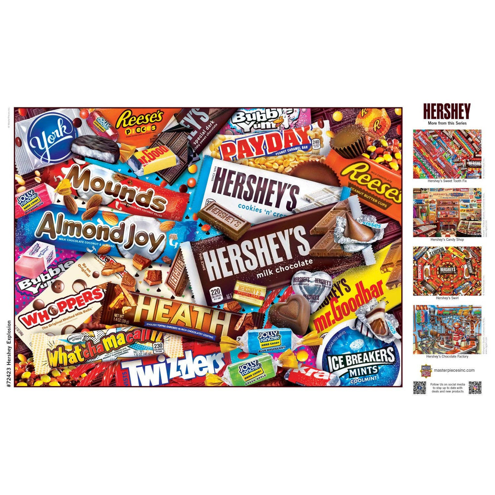 Hershey's Explosion 1000 Piece Puzzle | Masterpieces Puzzles - Masterpieces Puzzles - Jigsaw Puzzles - The Puzzle Center