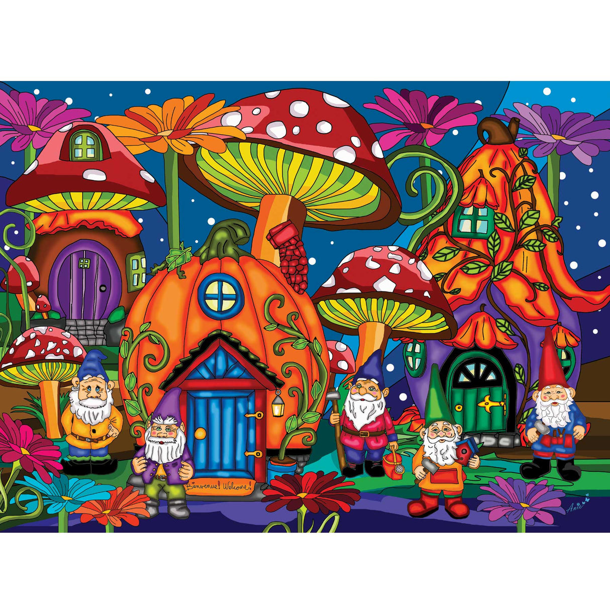 Hiding in My Garden 1000 Piece Jigsaw Puzzle by JaCaRou Puzzles - JaCaRou Puzzles Inc. - Jigsaw Puzzles - The Puzzle Center -