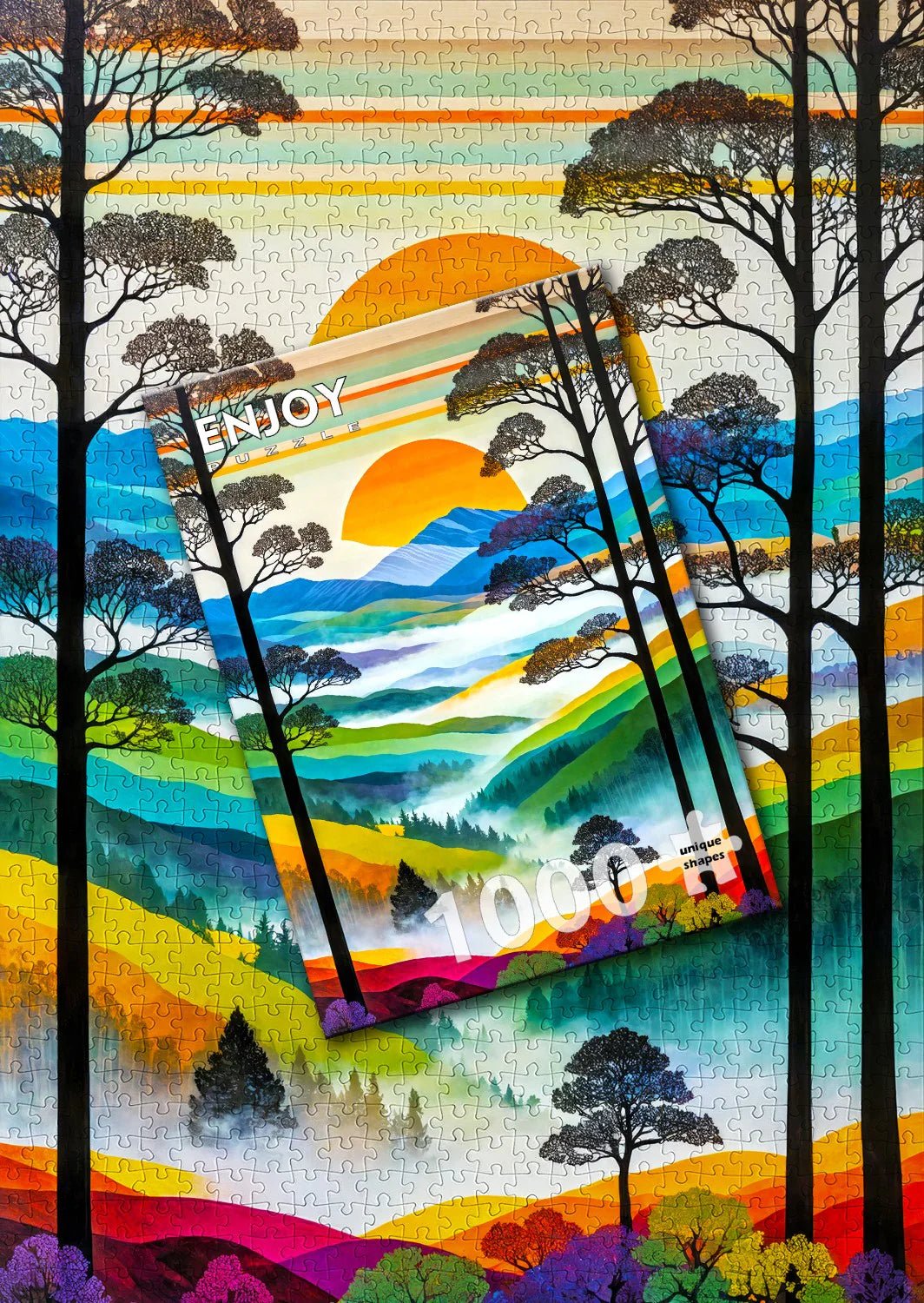 Hilltops Breeze 1000 Piece Jigsaw Puzzle | Enjoy Puzzles - Jigsaw Puzzles - The Puzzle Center