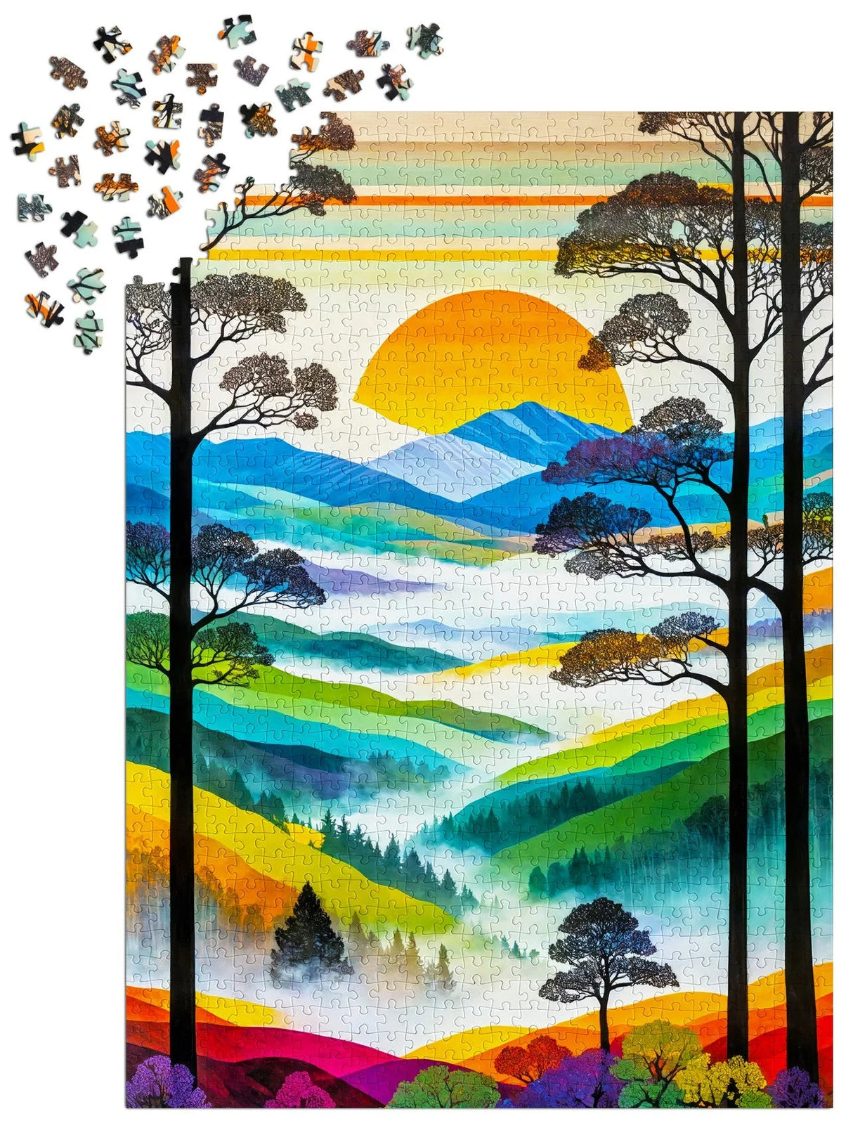 Hilltops Breeze 1000 Piece Jigsaw Puzzle | Enjoy Puzzles - Jigsaw Puzzles - The Puzzle Center