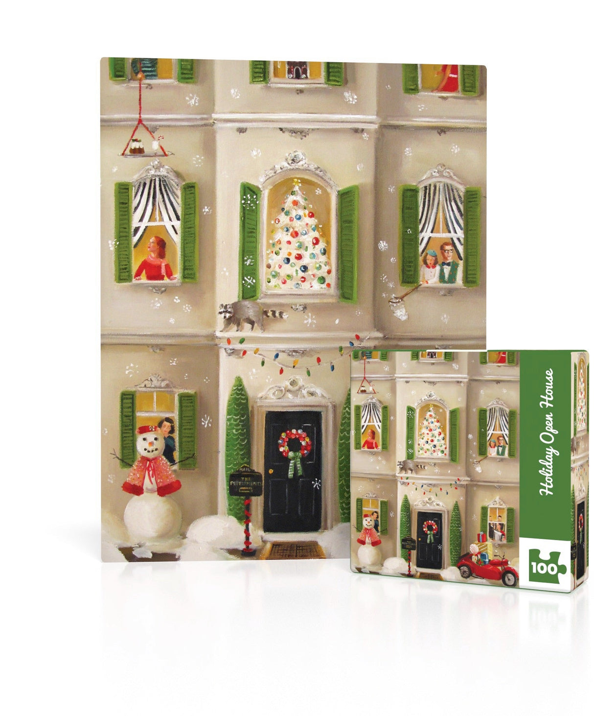 Holiday Open House Mini 100 Piece Jigsaw Puzzle | New York Puzzle Company - Jigsaw Puzzles - The Puzzle Center