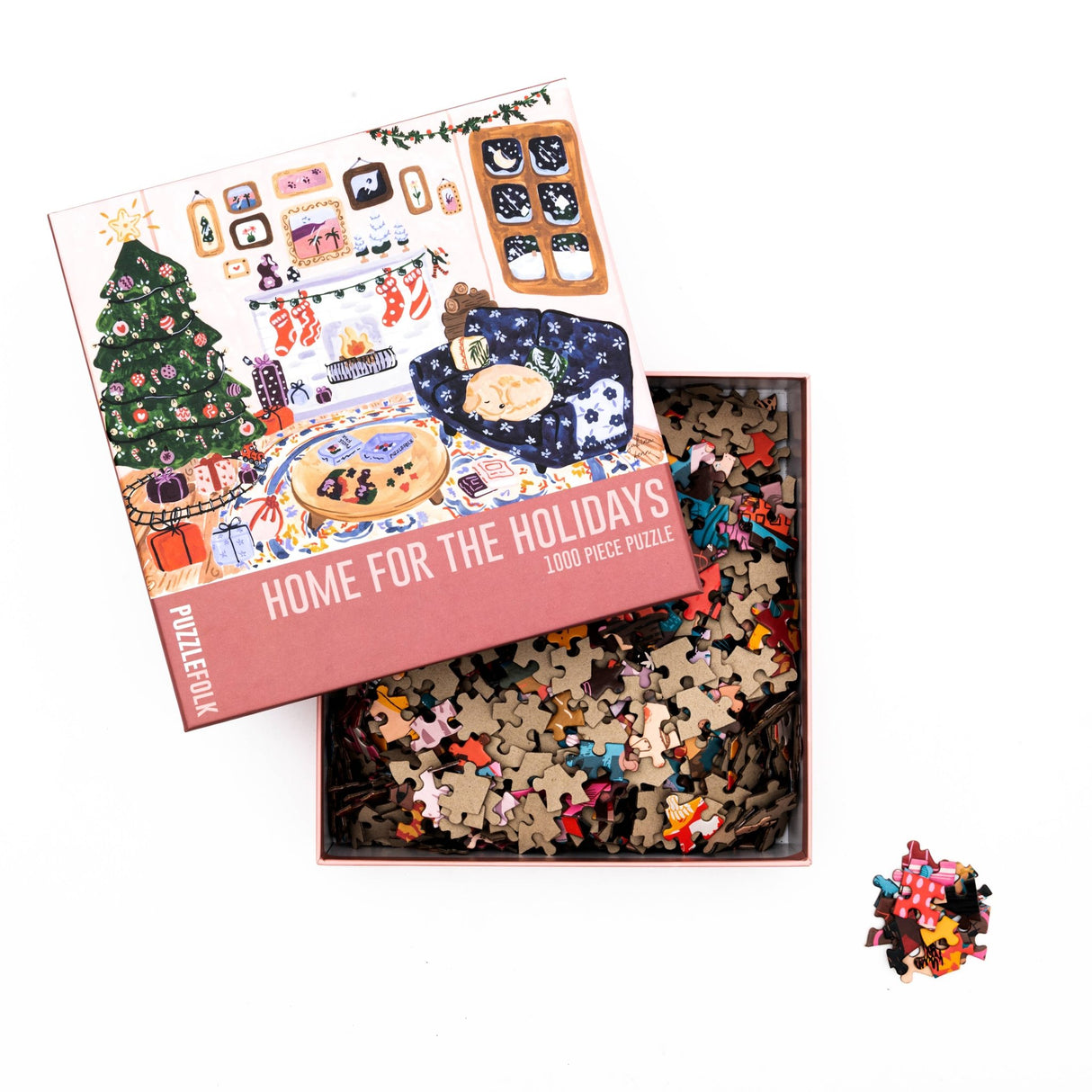 Home for the Holidays 1000 Piece Jigsaw Puzzle by Puzzlefolk - Jigsaw Puzzles - The Puzzle Center