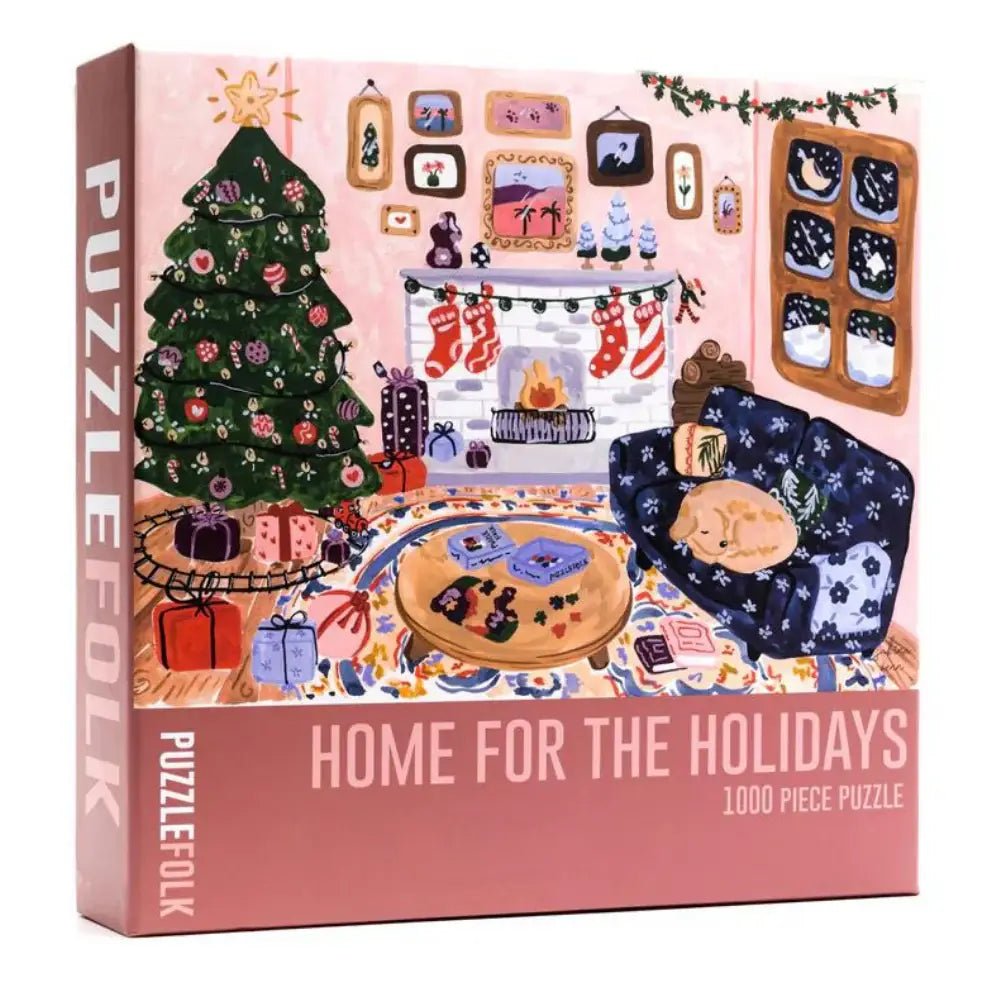 Home for the Holidays 1000 Piece Jigsaw Puzzle by Puzzlefolk - Jigsaw Puzzles - The Puzzle Center