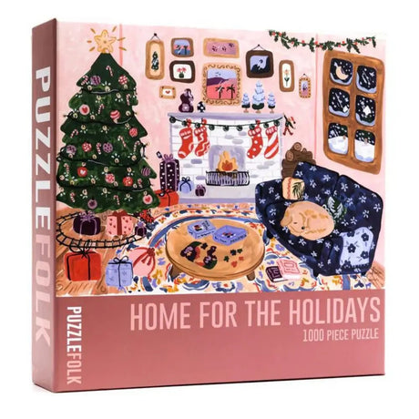 Home for the Holidays 1000 Piece Jigsaw Puzzle by Puzzlefolk - Jigsaw Puzzles - The Puzzle Center