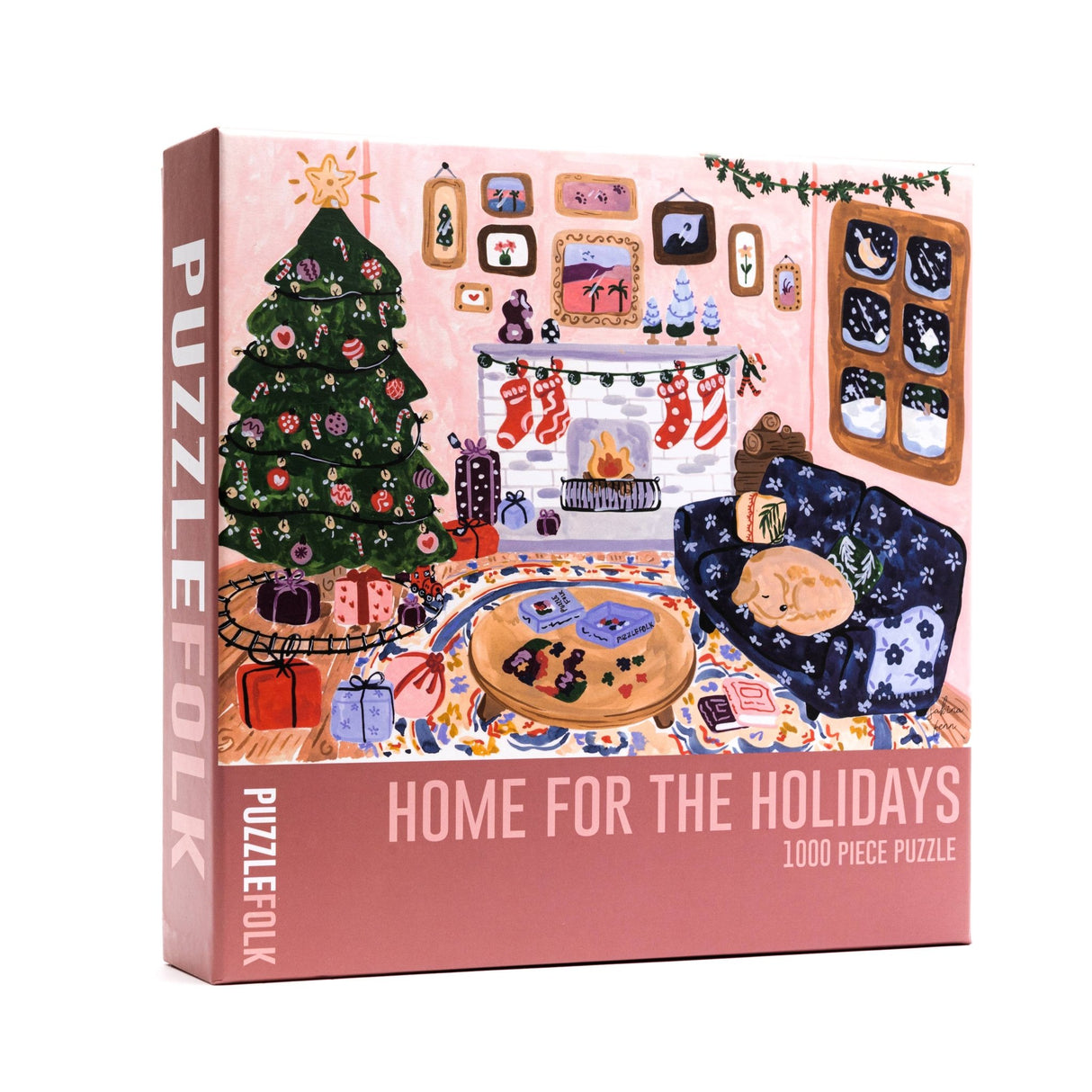 Home for the Holidays 1000 Piece Jigsaw Puzzle by Puzzlefolk - Jigsaw Puzzles - The Puzzle Center