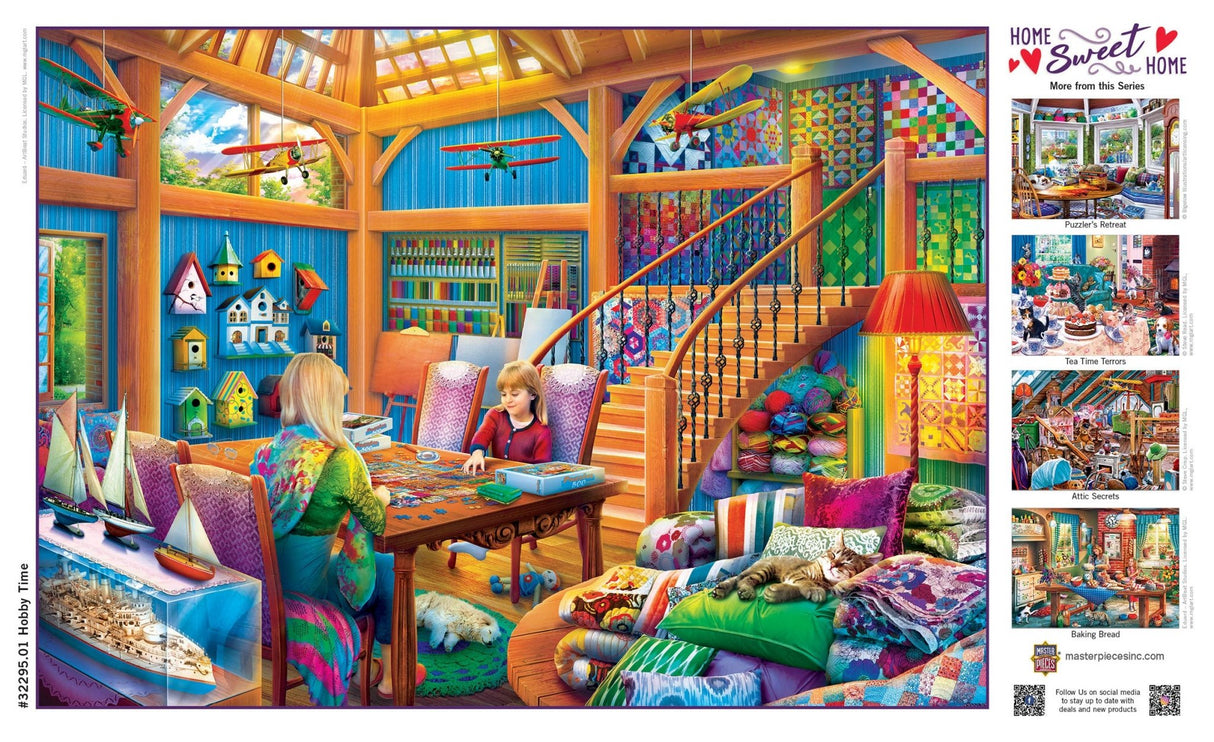 Home Sweet Home - Hobby Time 500 Piece Jigsaw Puzzle | Masterpieces Puzzles - Jigsaw Puzzles - The Puzzle Center