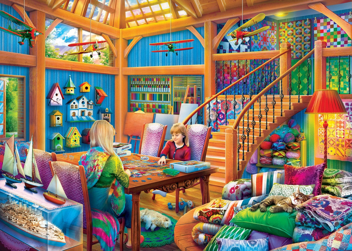 Home Sweet Home - Hobby Time 500 Piece Jigsaw Puzzle | Masterpieces Puzzles - Jigsaw Puzzles - The Puzzle Center