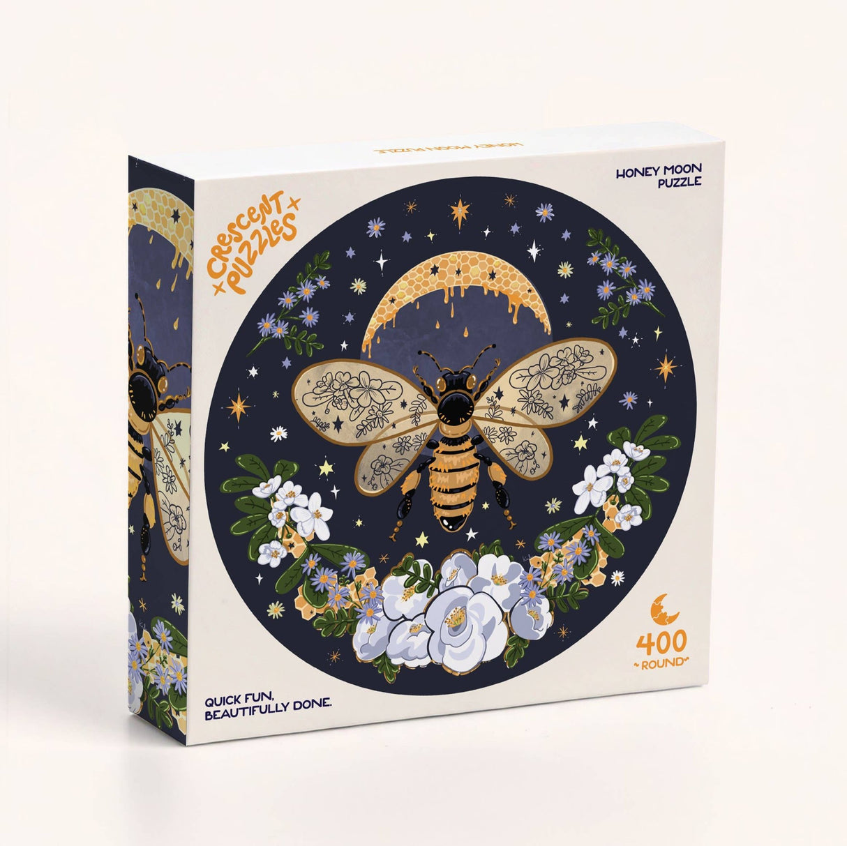 Honey Moon 400 Piece Round Jigsaw Puzzle | Crescent Puzzles - Jigsaw Puzzle - The Puzzle Center