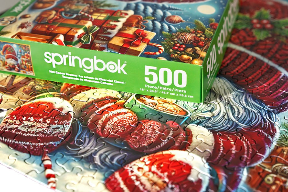 Hot Cocoa Season 500 Piece Jigsaw Puzzle | Springbok Puzzles - Springbok Puzzles - Jigsaw Puzzles - The Puzzle Center