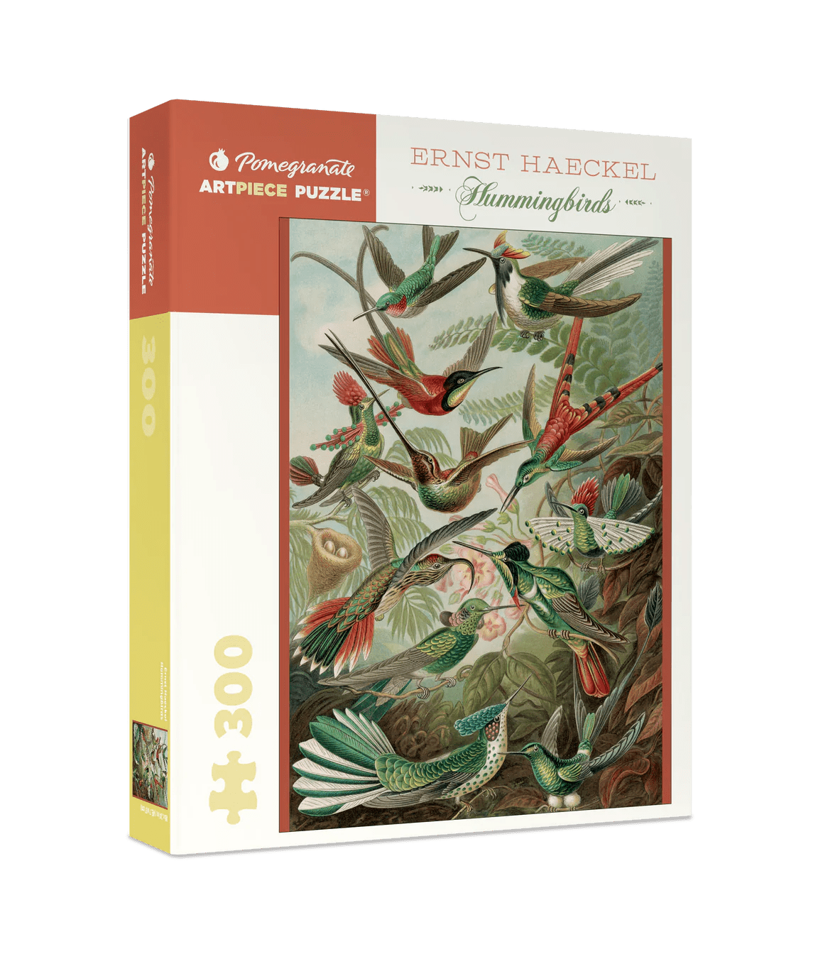 Hummingbirds 300 - Piece Jigsaw Puzzle by Pomegranate - Ernst Haeckel Art - Pomegranate - Jigsaw Puzzles - The Puzzle Center -