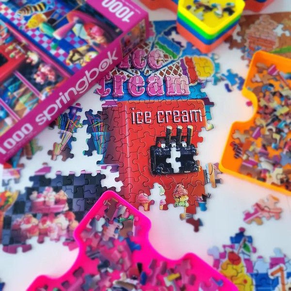 Ice Cream Shop 1000 Piece Jigsaw Puzzle by Springbok Puzzles - Springbok Puzzles - Jigsaw Puzzles - The Puzzle Center -
