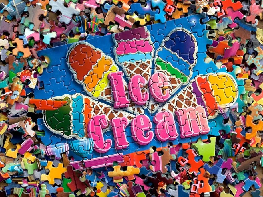 Ice Cream Shop 1000 Piece Jigsaw Puzzle by Springbok Puzzles - Springbok Puzzles - Jigsaw Puzzles - The Puzzle Center -