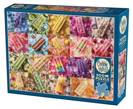 Ice Lollies 500 Piece Puzzle by Cobble Hill Puzzles - Cobble Hill Puzzles - Jigsaw Puzzles - The Puzzle Center