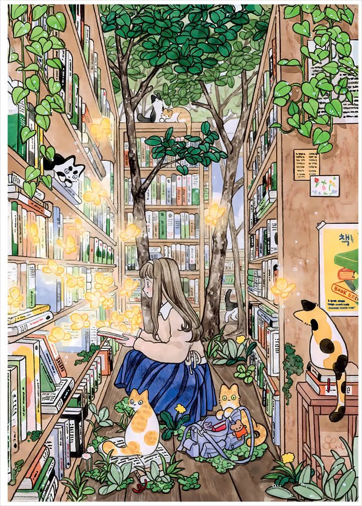 In the Forest of Books 1000 Piece Jigsaw Puzzle | Magnolia - Jigsaw Puzzles - The Puzzle Center