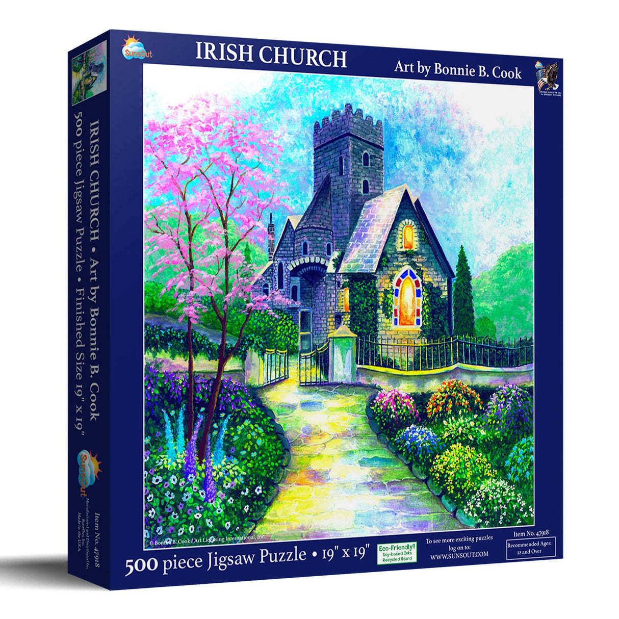 Irish Church 500 Piece Jigsaw Puzzle by SunsOut Puzzles - Enchanting Irish Beauty - SunsOut - Jigsaw Puzzles - The Puzzle Center -