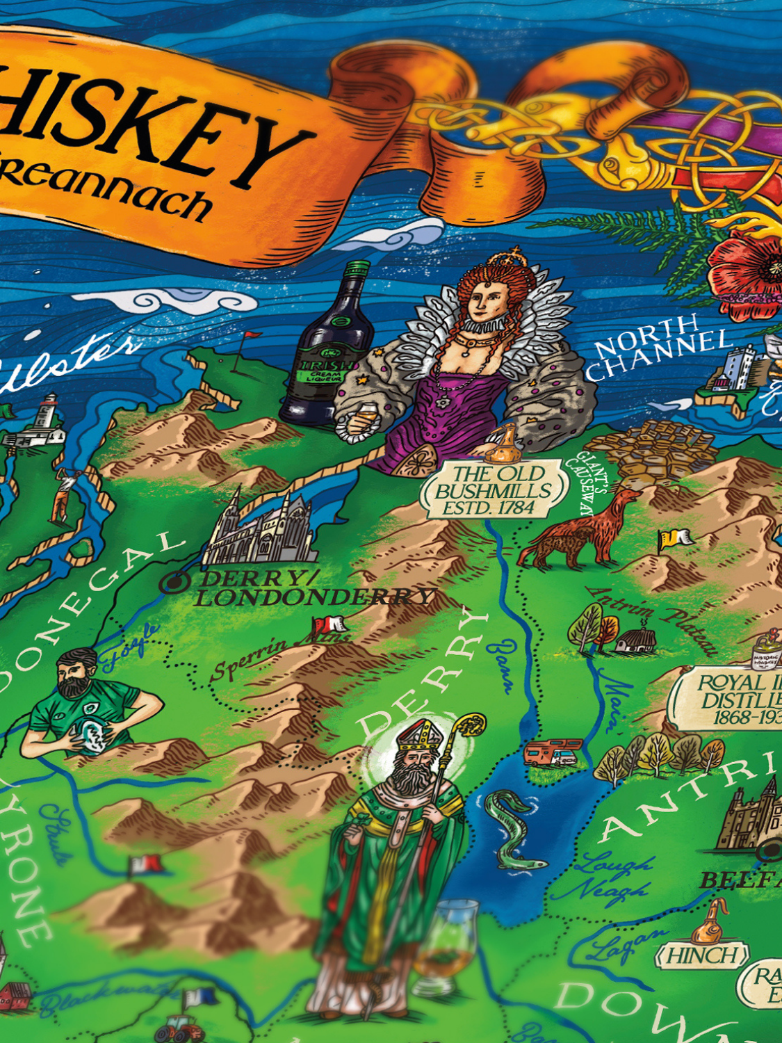 Irish Whiskey 1000 Piece Jigsaw Puzzle | Water & Wines - Jigsaw Puzzles - The Puzzle Center