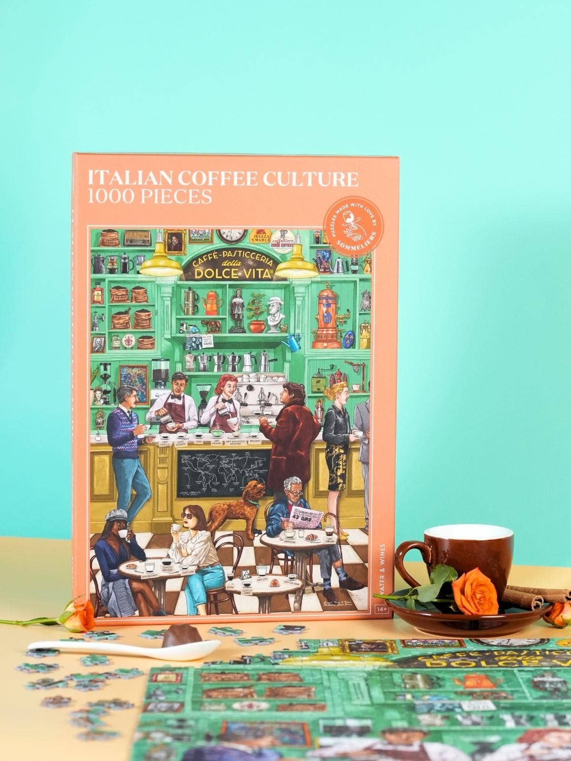 Italy Coffee 1000 Piece Jigsaw Puzzle | Water & Wines - Jigsaw Puzzles - The Puzzle Center