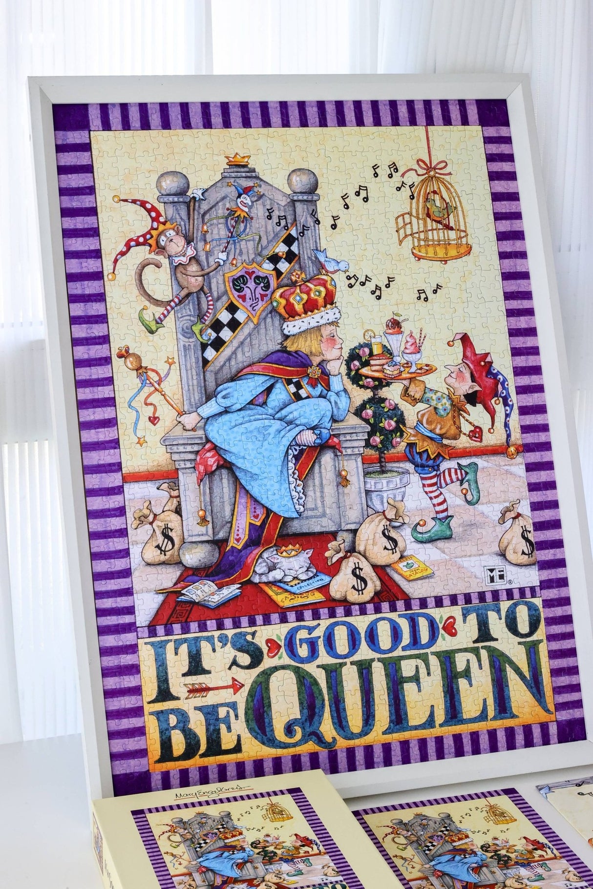 It's Good to be Queen 1000 Piece Jigsaw Puzzle | WEVE - Jigsaw Puzzles - The Puzzle Center