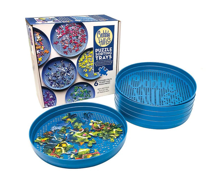 Jigsaw Puzzle Sorting Trays | Cobble Hill - Puzzle Accessories - The Puzzle Center