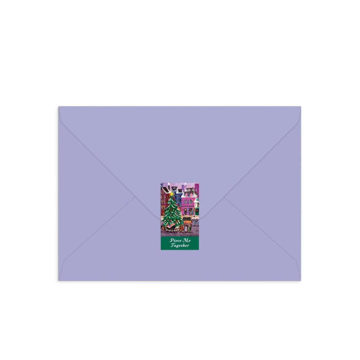 Joy Laforme Christmas Square 60 Piece Greeting Card Puzzle | Galison - Greeting Card Puzzle - The Puzzle Center