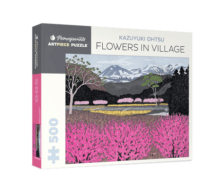 Kazuyuki Ohtsu: Flowers in Village 500 - piece Jigsaw Puzzle by Pomegranate - Pomegranate - Jigsaw Puzzles - The Puzzle Center -
