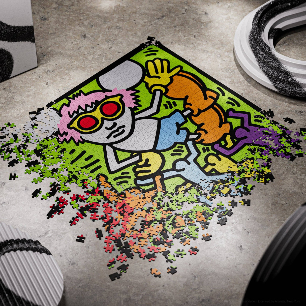 Keith Haring 1000 Piece Jigsaw Puzzle | Theory11 - Jigsaw Puzzles - The Puzzle Center