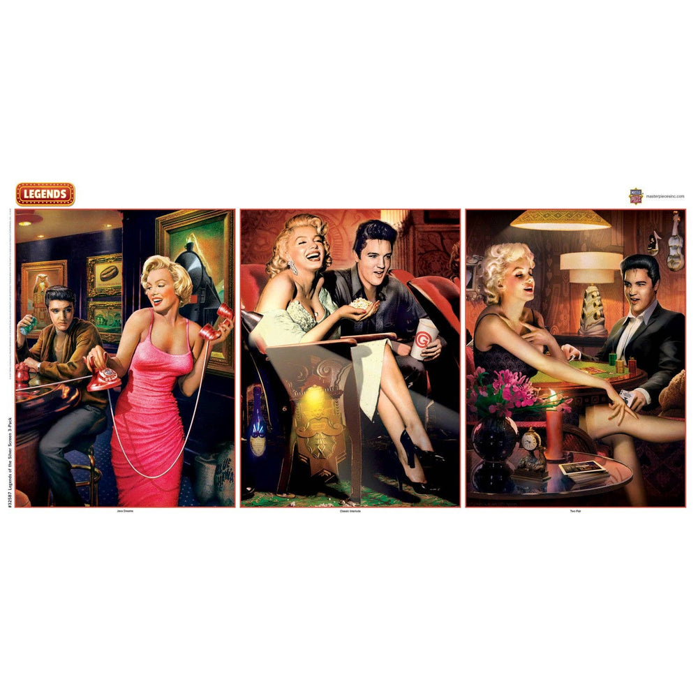 Legends - 500 Piece Jigsaw Puzzles 3 Pack | Masterpieces Puzzles - Masterpieces Puzzles - Jigsaw Puzzles - The Puzzle Center