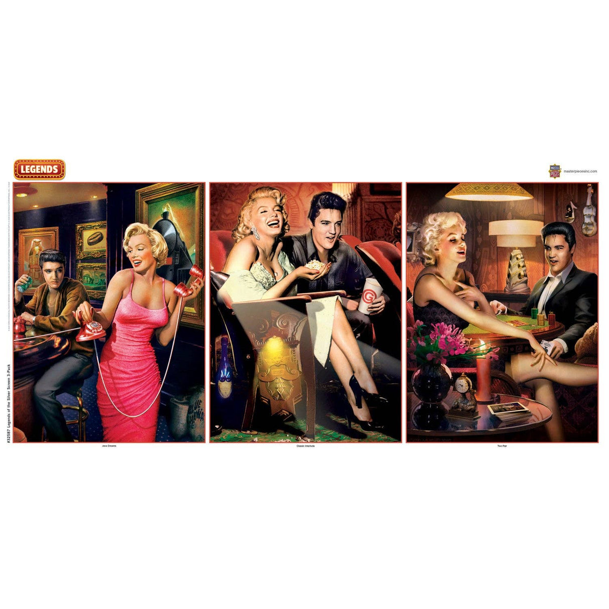 Legends - 500 Piece Jigsaw Puzzles 3 Pack | Masterpieces Puzzles - Masterpieces Puzzles - Jigsaw Puzzles - The Puzzle Center