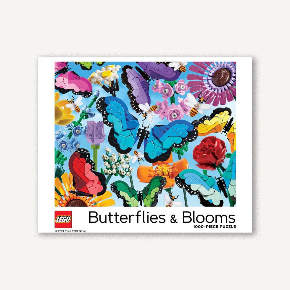 LEGO Butterflies & Blooms 1000 Piece Jigsaw Puzzle | Lego - Jigsaw Puzzles - The Puzzle Center