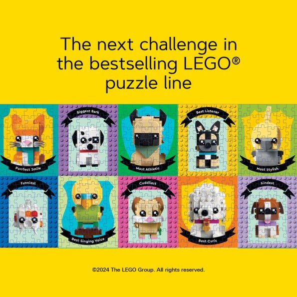 LEGO Pet Pals 1000 Piece Jigsaw Puzzle – Cute BrickHeadz Pets! - Lego - Jigsaw Puzzles - The Puzzle Center -