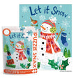 Let It Snow 48 Piece Puzzle Snax Mini Jigsaw Puzzle | WerkShoppe - Mini Jigsaw Puzzles - The Puzzle Center
