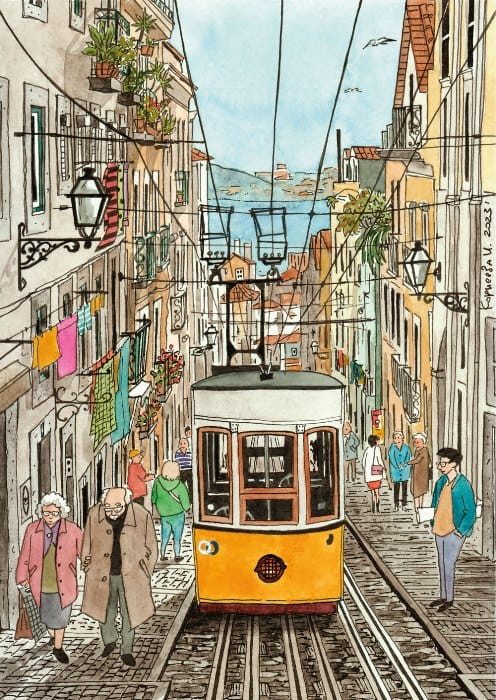 Lisbon 1000 Piece Jigsaw Puzzle | Magnolia - Jigsaw Puzzles - The Puzzle Center