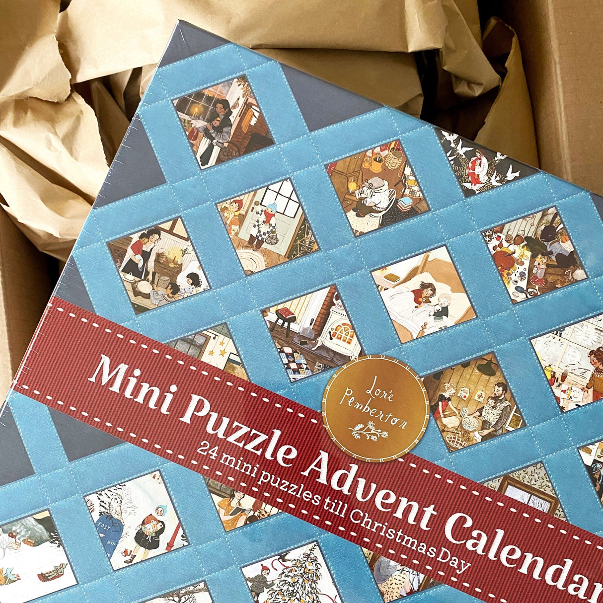 Lore Pemberton Advent Calendar 24 x 100 Piece Mini Jigsaw Puzzles | New York Puzzle Company - Jigsaw Puzzles - The Puzzle Center