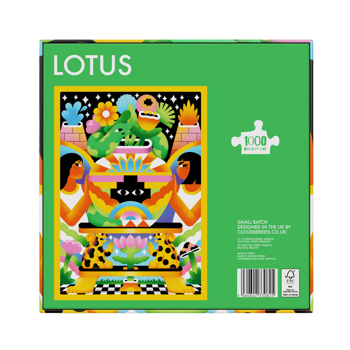 Lotus 1000 Piece Jigsaw Puzzle | Cloudberries - Jigsaw Puzzles - The Puzzle Center
