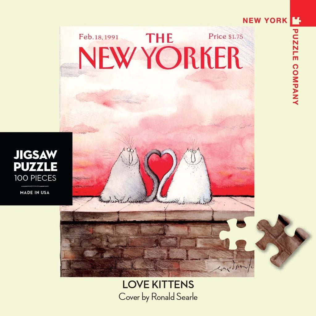 Love Kittens Mini 100 Piece Mini Puzzle by New York Puzzle Company - New York Puzzle Company - Jigsaw Puzzles - The Puzzle Center -